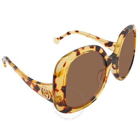 square metal sunglasses gucci|gucci brown square ladies sunglasses.